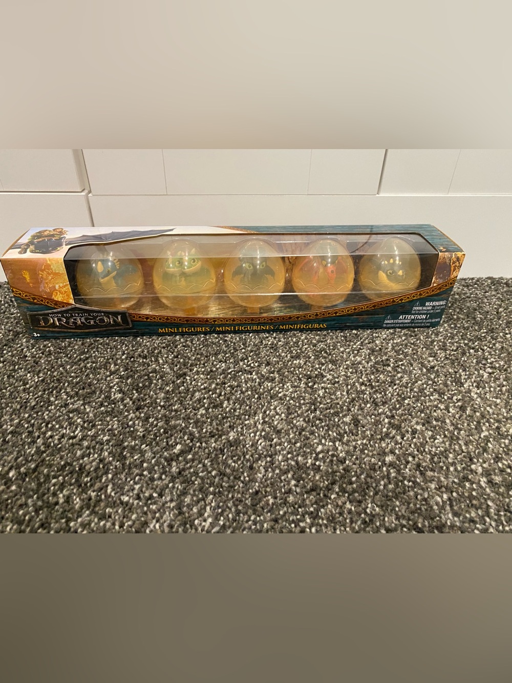 New! how to train your dragon mini figures in eggs set of 5 collectible